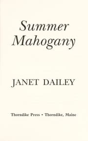 Tapa de Summer mahogany