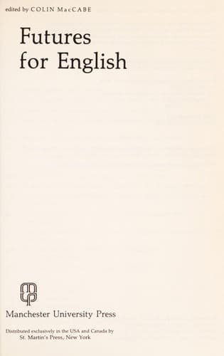 Tapa de Futures for English