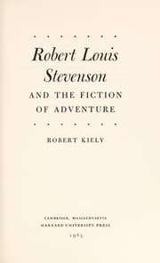 Tapa de Robert Louis Stevenson and the fiction of adventure