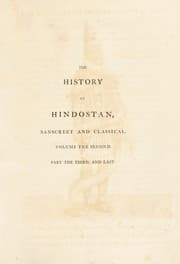 Tapa de The history of Hindostan; its arts, and its sciences, as connected with the history of the other great empires of Asia ...