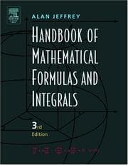 Tapa de Handbook of Mathematical Formulas and Integrals