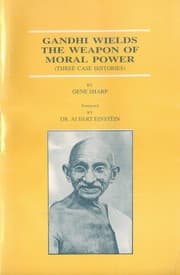 Tapa de Gandhi wields the weapon of moral power