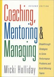 Tapa de Coaching, Mentoring, and Managing