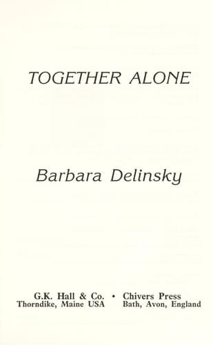 Tapa de Together alone