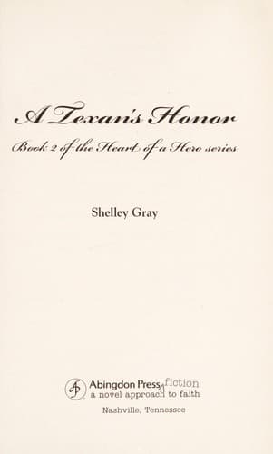 Tapa de A Texan's honor