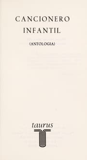 Tapa de Cancionero infantil