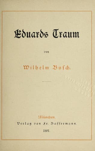 Tapa de Eduards Traum