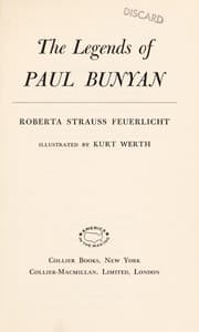 Tapa de The legends of Paul Bunyan