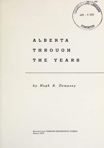 Tapa de Alberta through the years