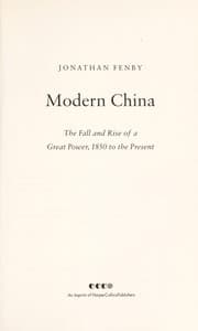 Tapa de Modern China