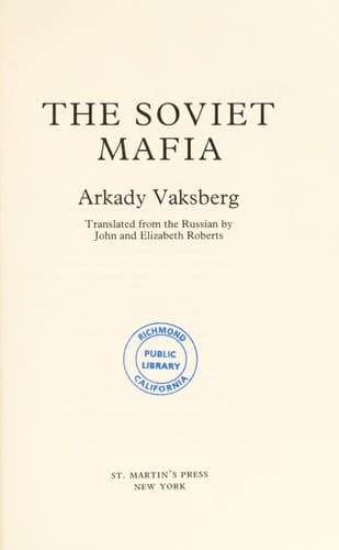 Tapa de The Soviet Mafia