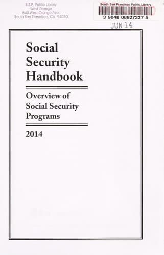 Tapa de Social Security Handbook
