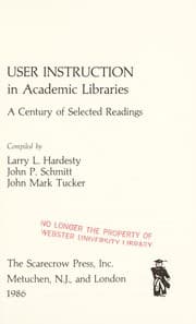 Tapa de User Instruction in Academic Libraries