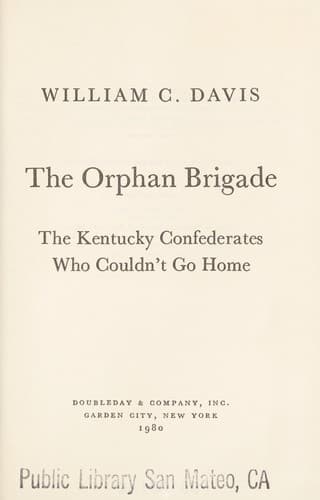 Tapa de The Orphan Brigade