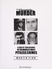 Tapa de The chronicle of murder
