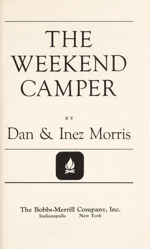 Tapa de The weekend camper