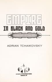 Tapa de Empire in black and gold