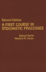 Tapa de A first course in stochastic processes