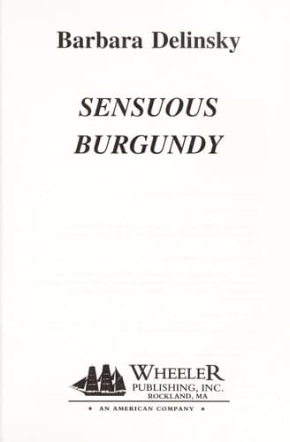Tapa de Sensuous burgundy