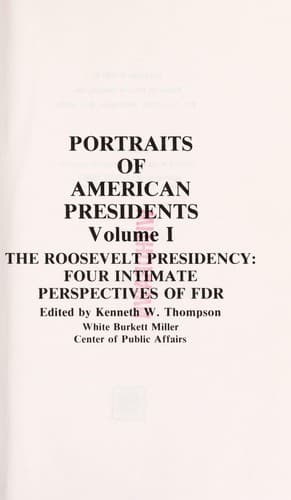 Tapa de The Roosevelt presidency