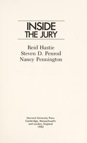 Tapa de Inside the jury