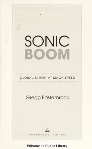 Tapa de Sonic boom