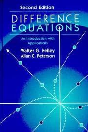 Tapa de Difference equations