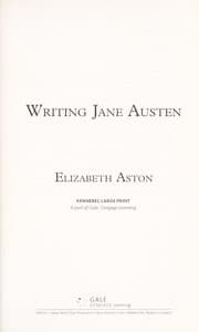 Tapa de Writing Jane Austen