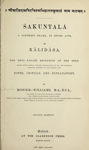 Tapa de S akuntala