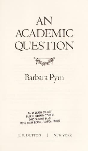 Tapa de An academic question
