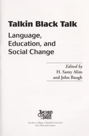 Tapa de Talkin black talk : language, education, and social change