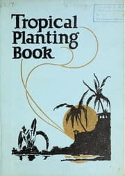 Tapa de Tropical planting book and catalogue
