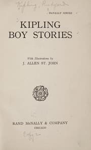 Tapa de Kipling boy stories