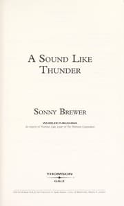 Tapa de A sound like thunder