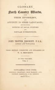 Tapa de A glossary of North country words
