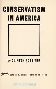 Tapa de Conservatism in America