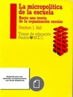 Tapa de La micropolitica de la escuela