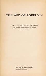 Tapa de The age of Louis XIV