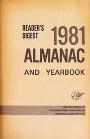 Tapa de 1981 Almanac and yearbook