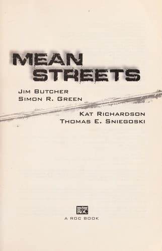 Tapa de Mean Streets