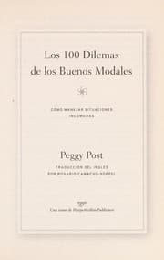 Tapa de Los 100 Dilemas de los Buenos Modales