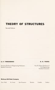 Tapa de Theory of structures