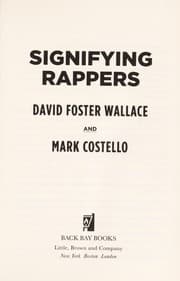Tapa de Signifying Rappers