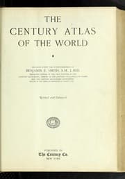 Tapa de The Century atlas of the world
