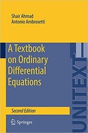 Tapa de A textbook on ordinary differential equations