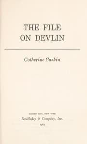 Tapa de The file on Devlin