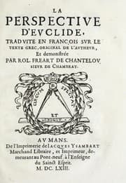 Tapa de La perspectiue d'Euclide