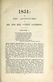 Tapa de The world's show, 1851, or, The adventures of Mr. and Mrs. Sandboys and family, who came up to London to "enjoy themselves", and to see the Great Exhibition