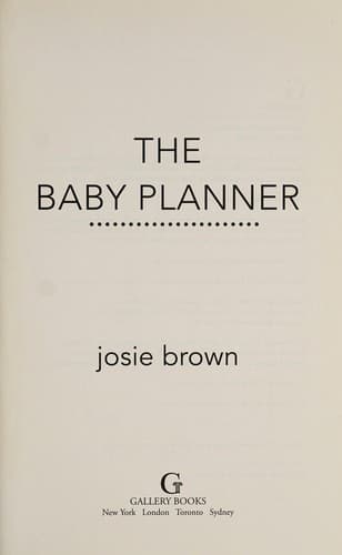Tapa de The baby planner