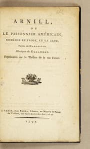 Tapa de Arnill, ou Le prisonnier américain